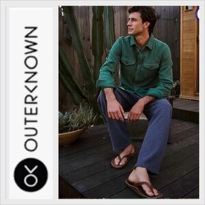 OUTERKNOWN SUR SWEATPANTS faded black Gray Size Large L hemp blend